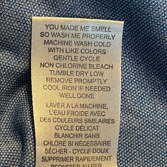 Travis Mathew Men’s Blue Short Sleeve Gold Polo Shirt‎ Size XXL - Picture 7 of 9